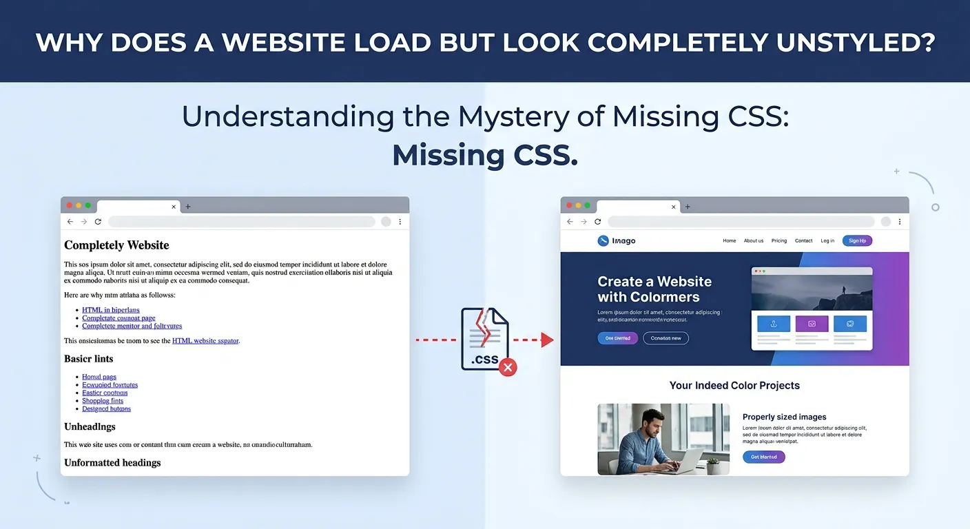 Why Does a Website Load but Look Unstyled? Causes and How to Fix It